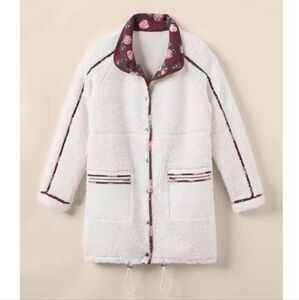 Matilda Jane "Snow Day" White Sherpa Jacket